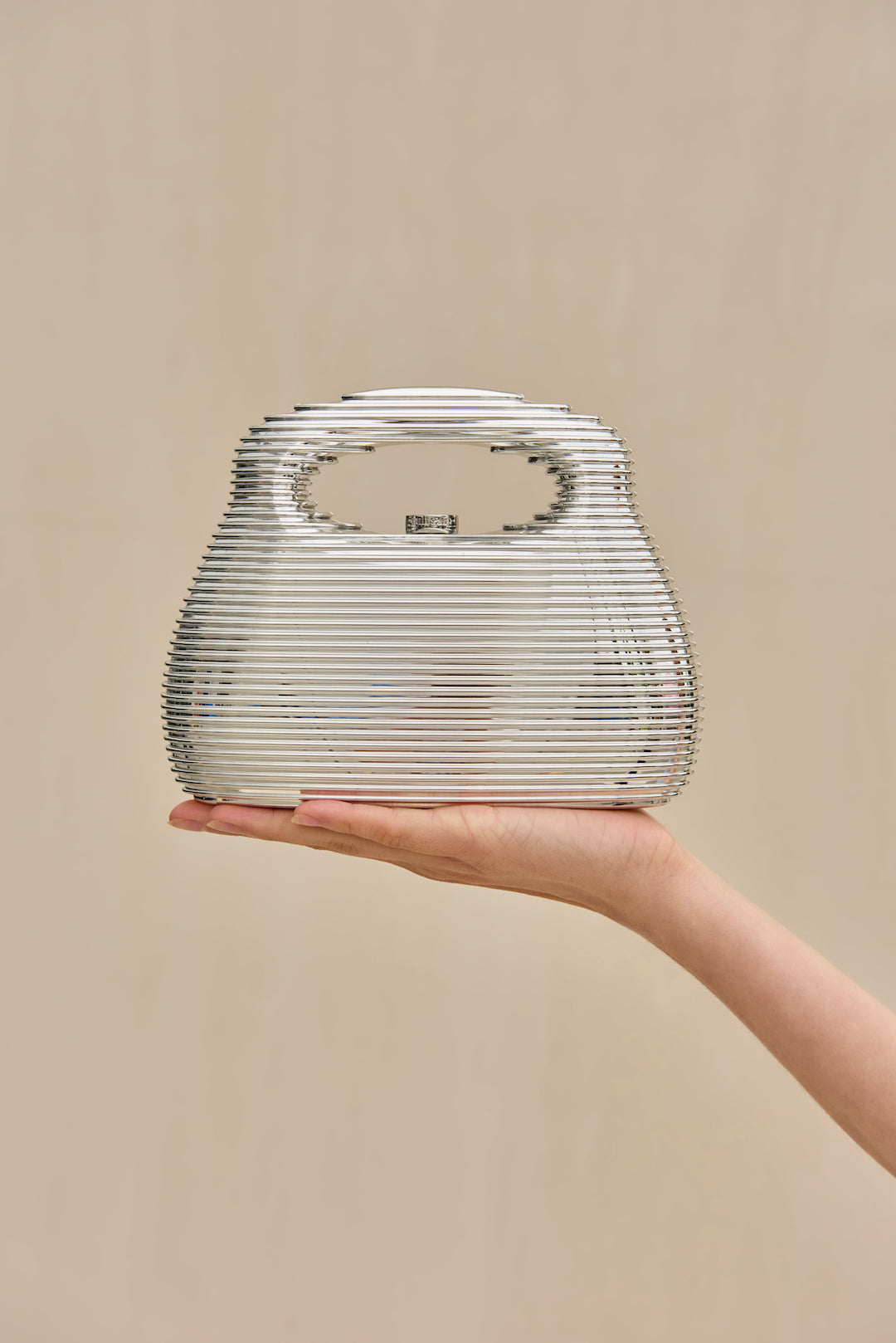 MIMI BAG - SHINY SILVER