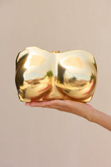 REINA CLUTCH - BRUSHED BRASS