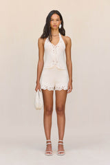 NAT KNIT TOP - CLOUD