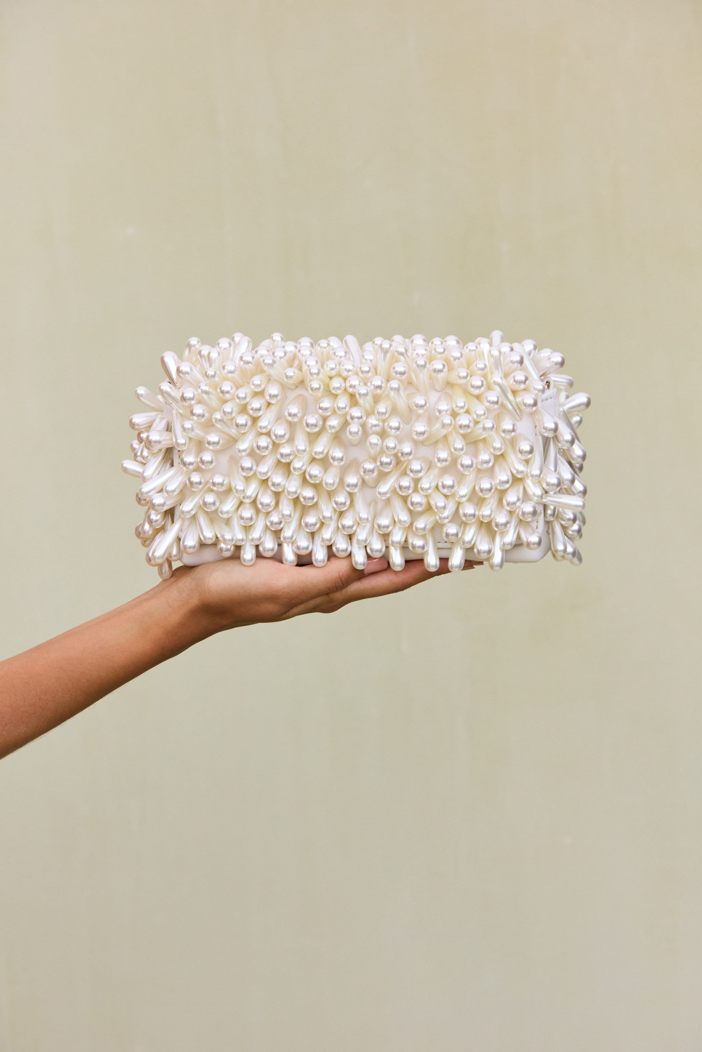 PERLA SHOULDER BAG - PEARL