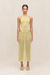 CASSIUS KNIT BODYSUIT - GOLD