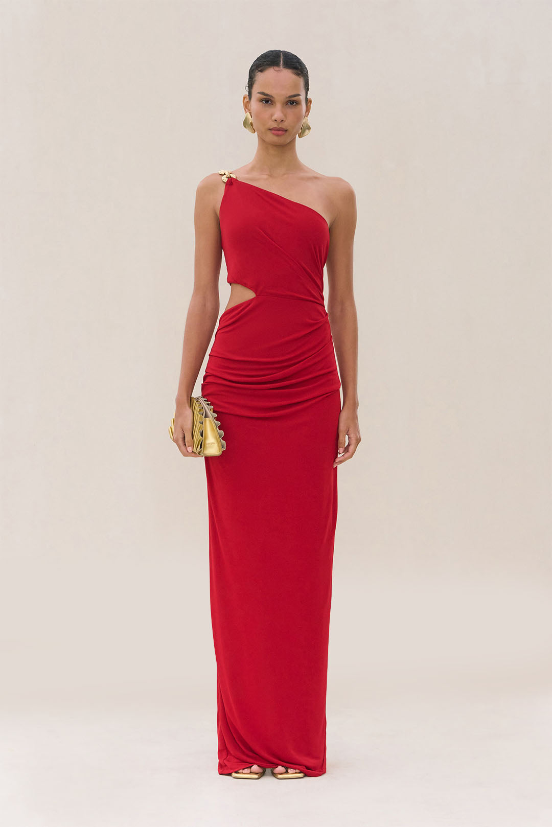 COBIE GOWN - MERLOT