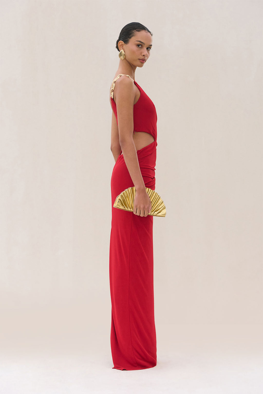 COBIE GOWN - MERLOT