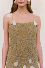 NASEEM DRESS - GOLD