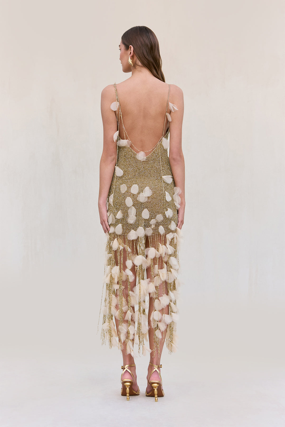 NASEEM DRESS - GOLD