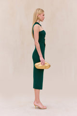 CRISTOS KNIT DRESS - FOREST GREEN
