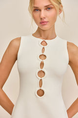 HARTLEY KNIT DRESS - OFF WHITE