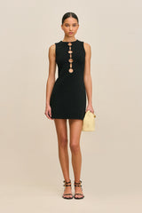 HARTLEY KNIT DRESS - BLACK