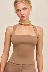 CRAWFORD KNIT TOP - MONTE