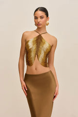 TALA TOP - BRONZE
