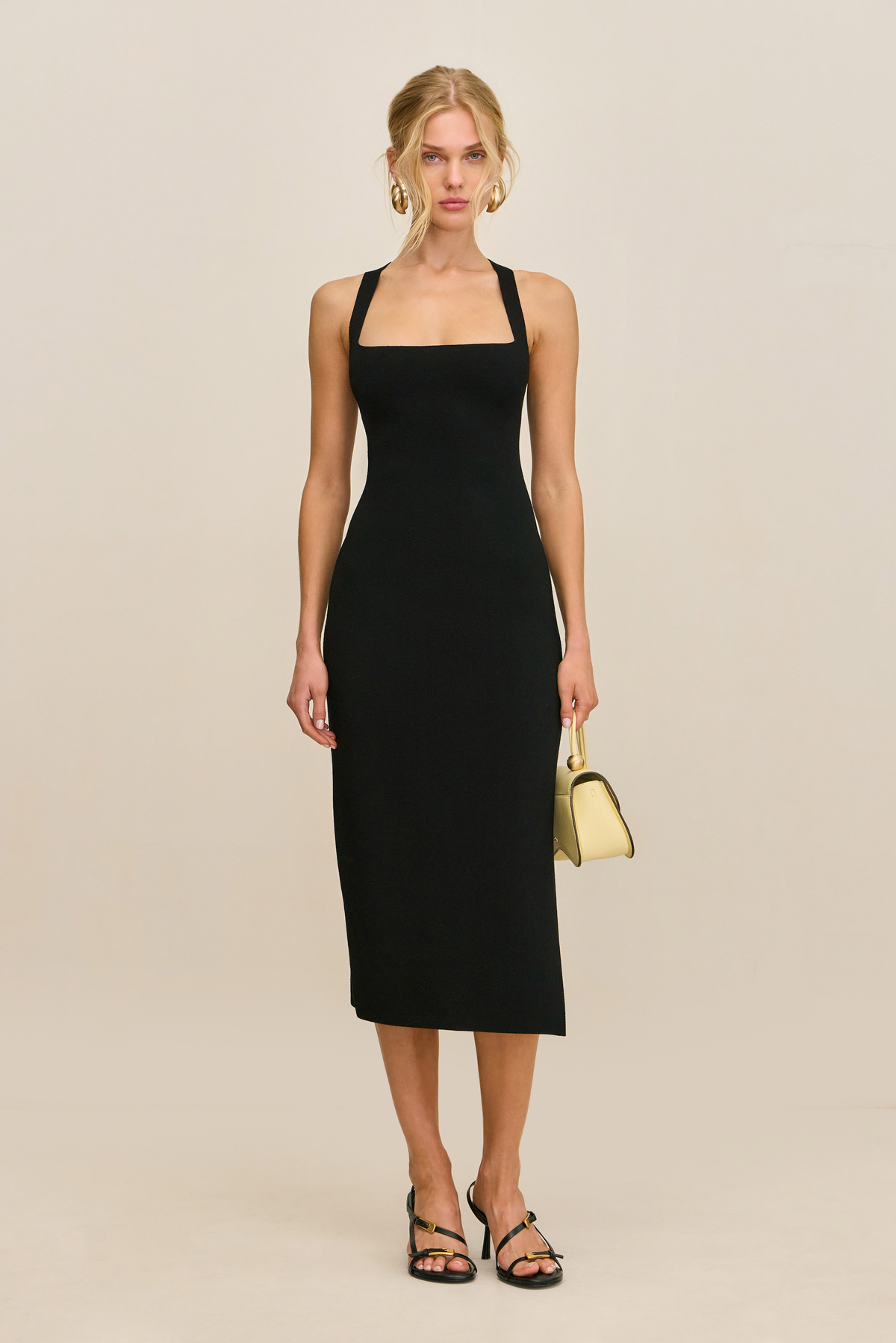 COLETTA KNIT DRESS - BLACK
