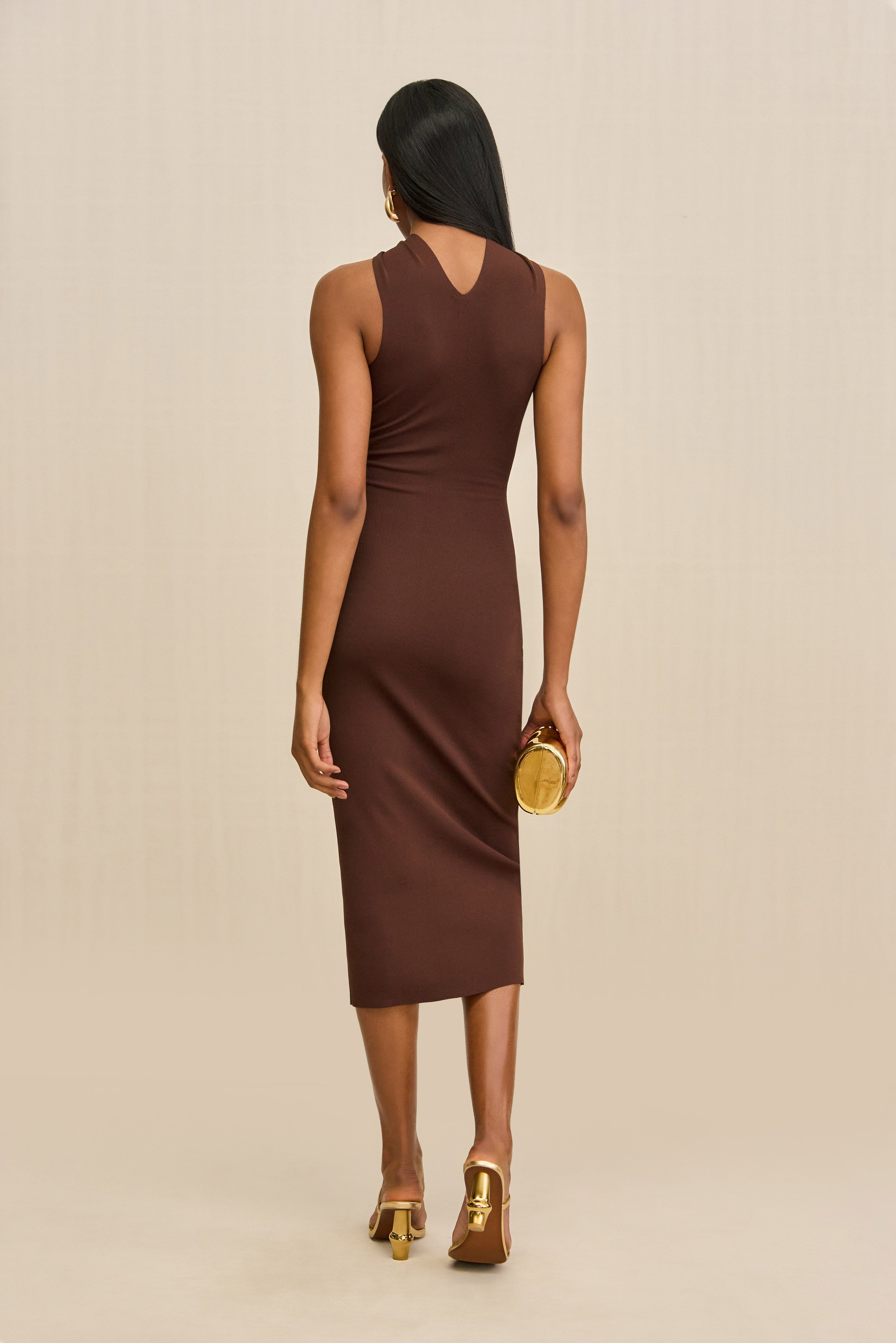 CRISTOS KNIT DRESS - JAVA