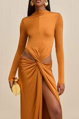KERI GOWN - BOURBON
