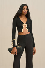 LAIA TOP - BLACK