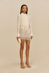 IDALIA SKIRT - OFF WHITE