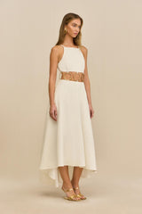 RORY DRESS - OFF WHITE