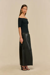 SANDERS TOP - BLACK