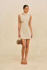 DIMETRIA KNIT DRESS - BEACH
