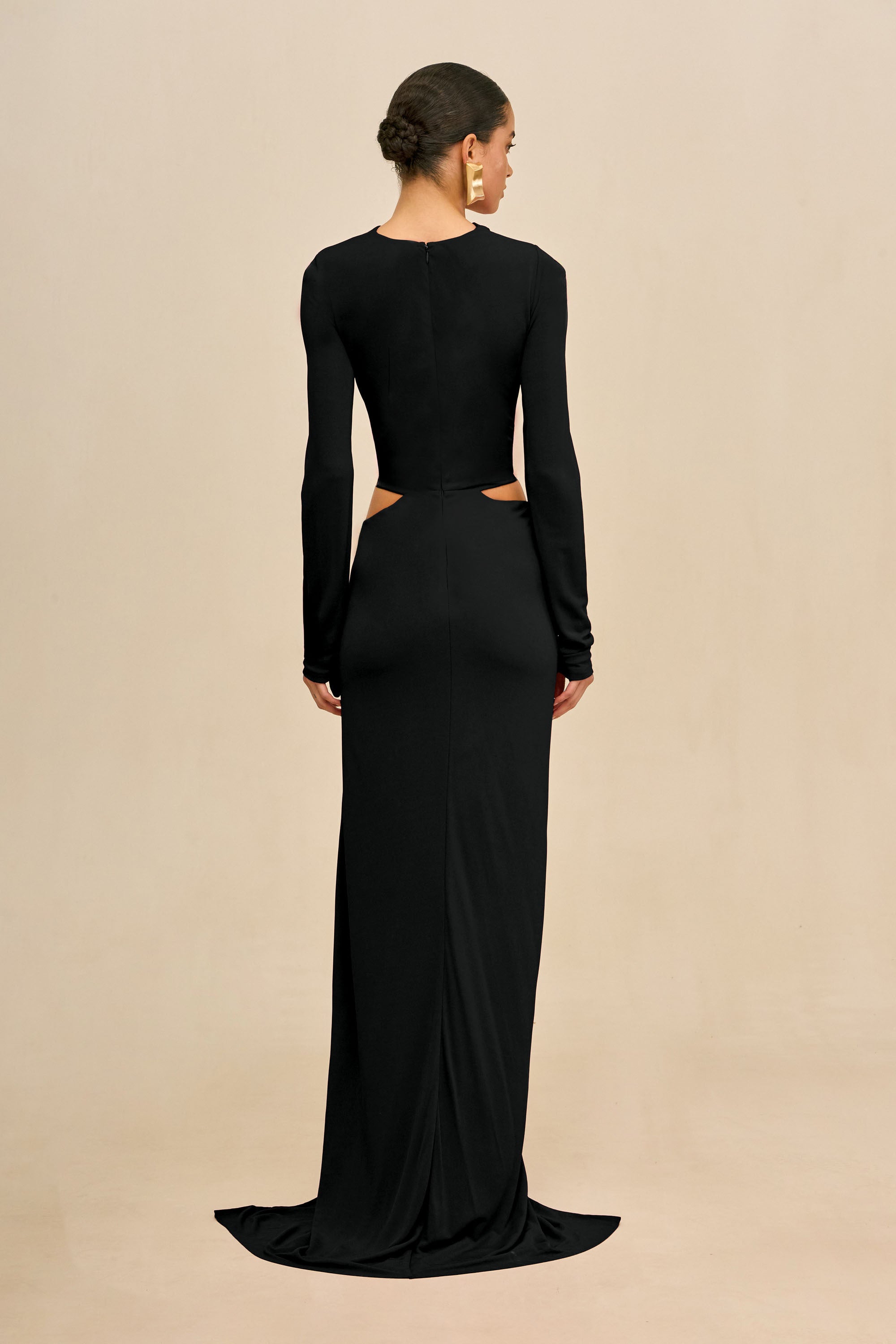 KERI GOWN - BLACK