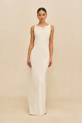 NYMERIA GOWN - OFF WHITE