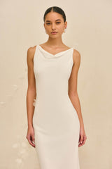 NYMERIA GOWN - OFF WHITE
