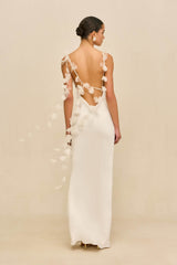 NYMERIA GOWN - OFF WHITE
