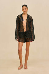 AZIZA TOP - BLACK