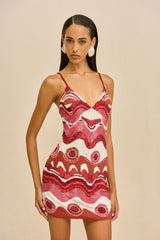 SASHA DRESS - WAVE MULTI