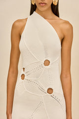 CORELINE DRESS - OFF WHITE