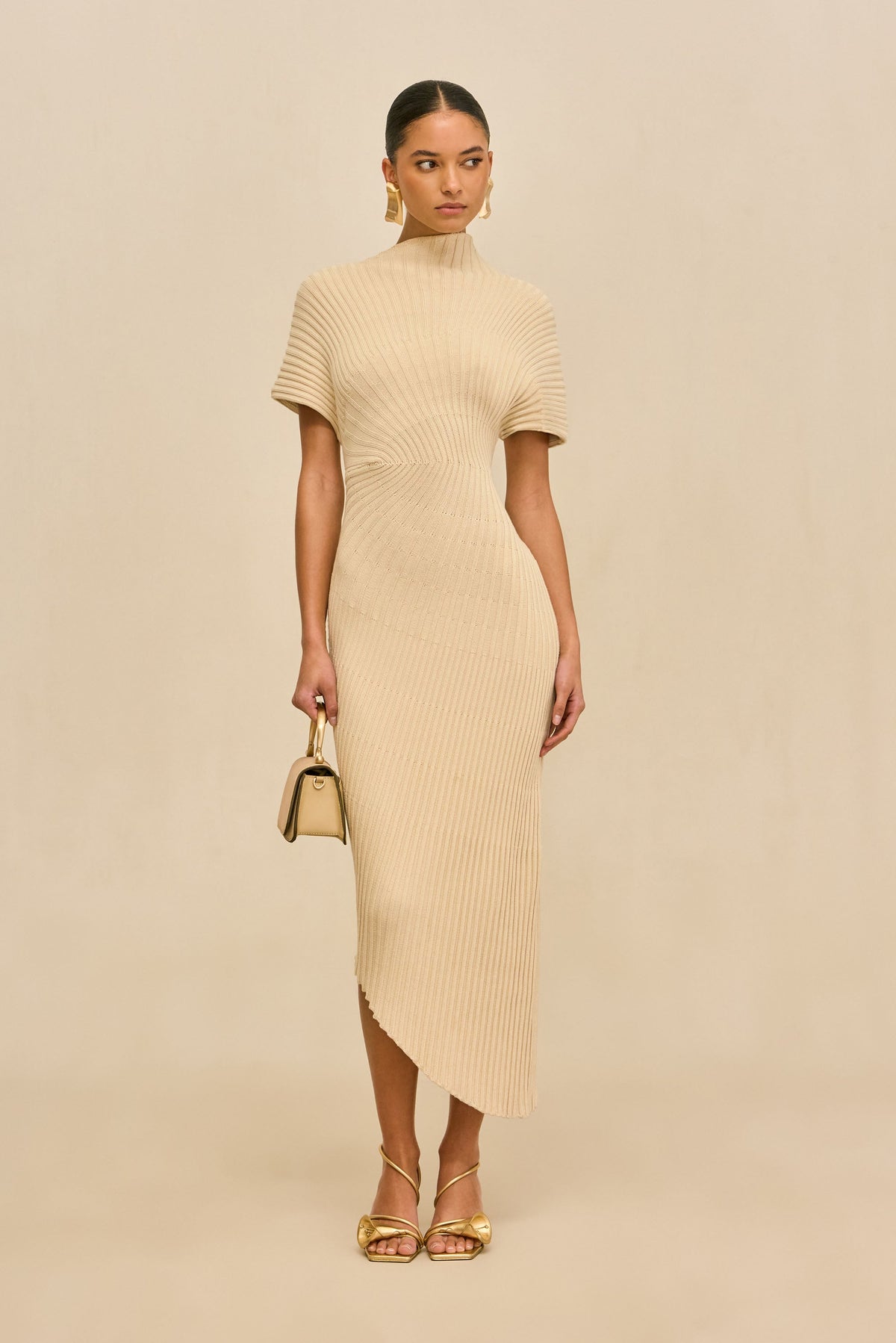 CHRYSTA KNIT DRESS - BEACH
