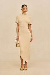 CHRYSTA KNIT DRESS - BEACH
