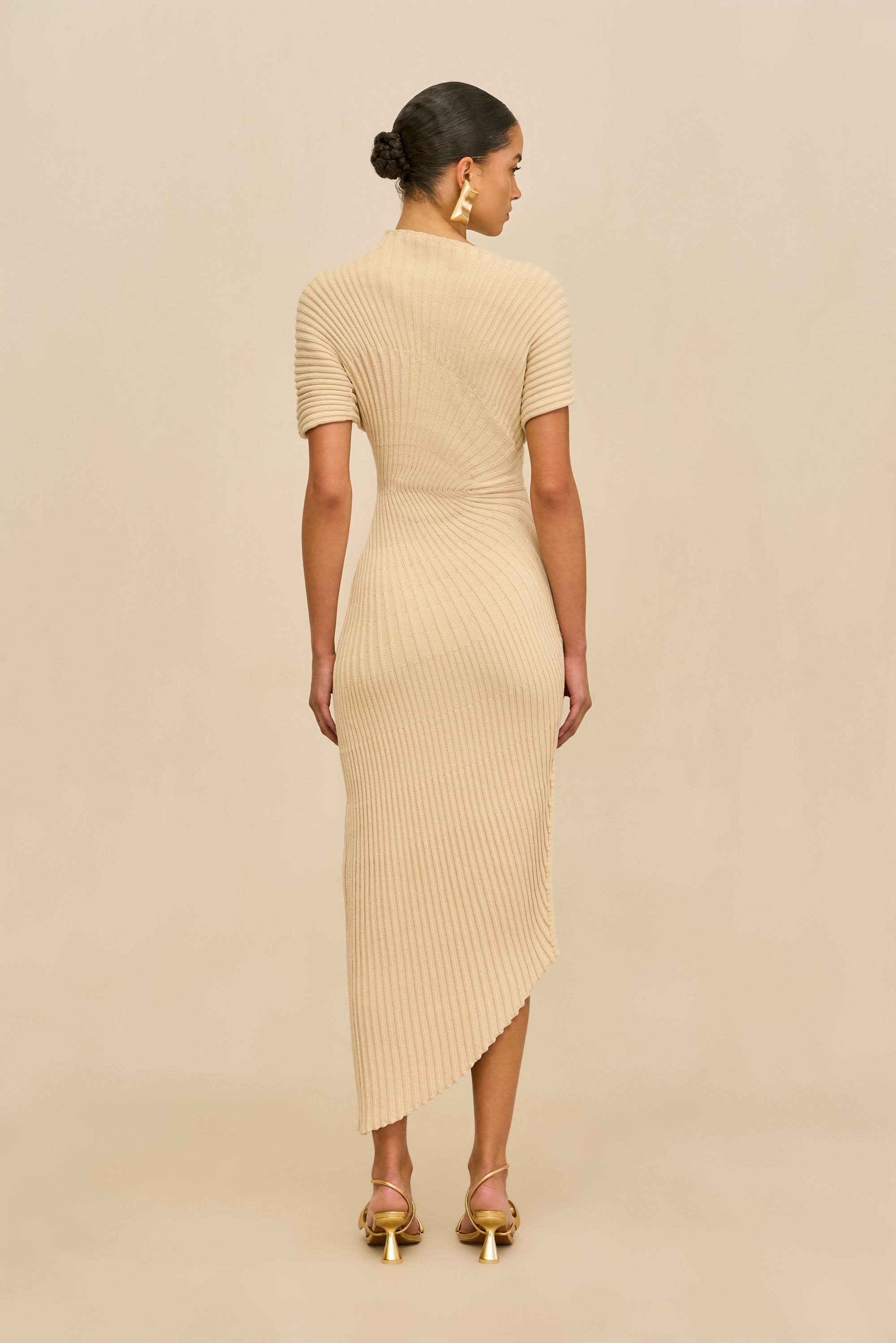 CHRYSTA KNIT DRESS - BEACH