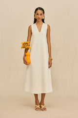 VIOLLET KNIT DRESS - OFF WHITE