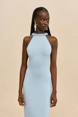 CASSIDY KNIT GOWN - COASTAL