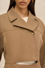 MAGDALENA TRENCH COAT - SESAME