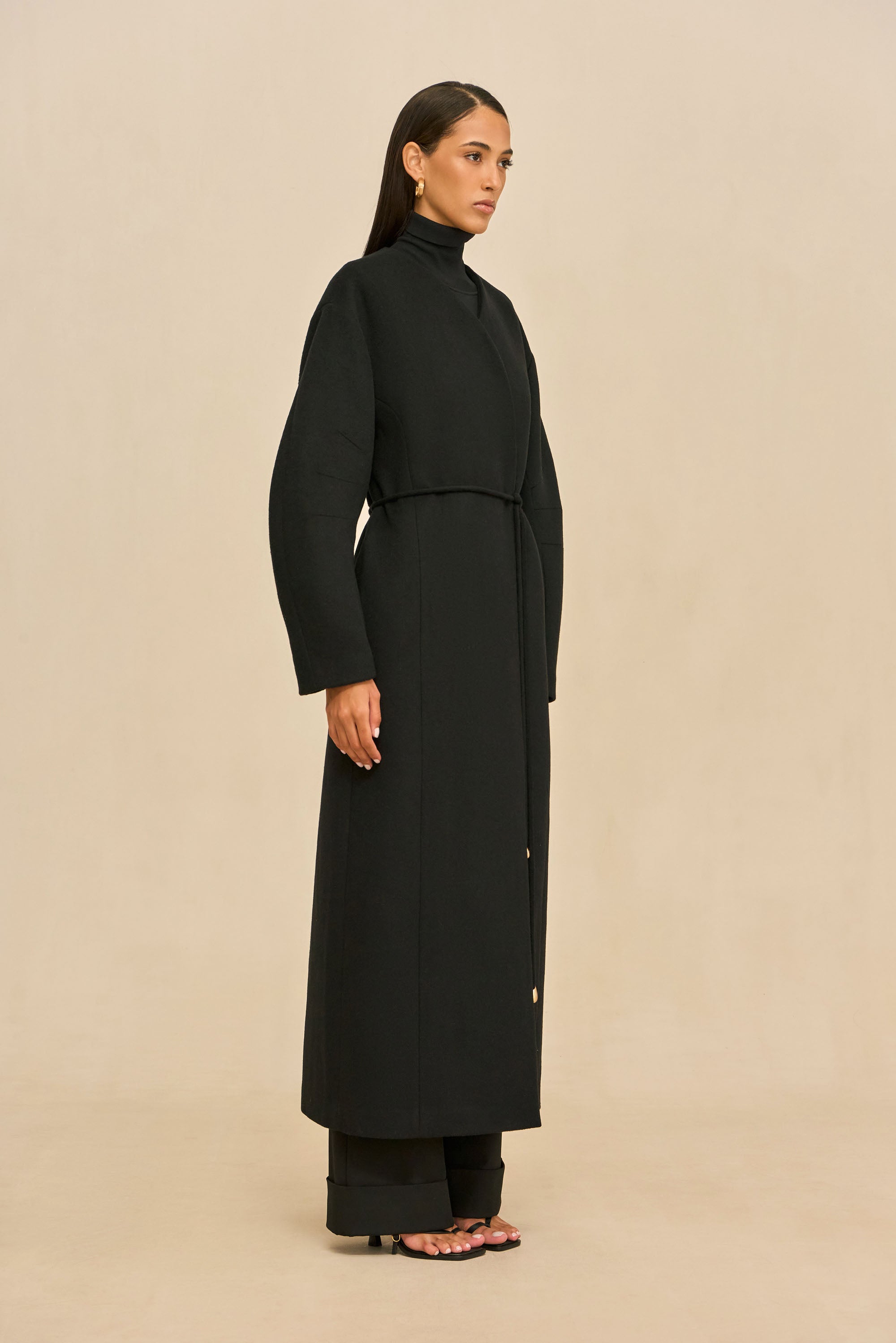 BRUNELLA COAT - BLACK