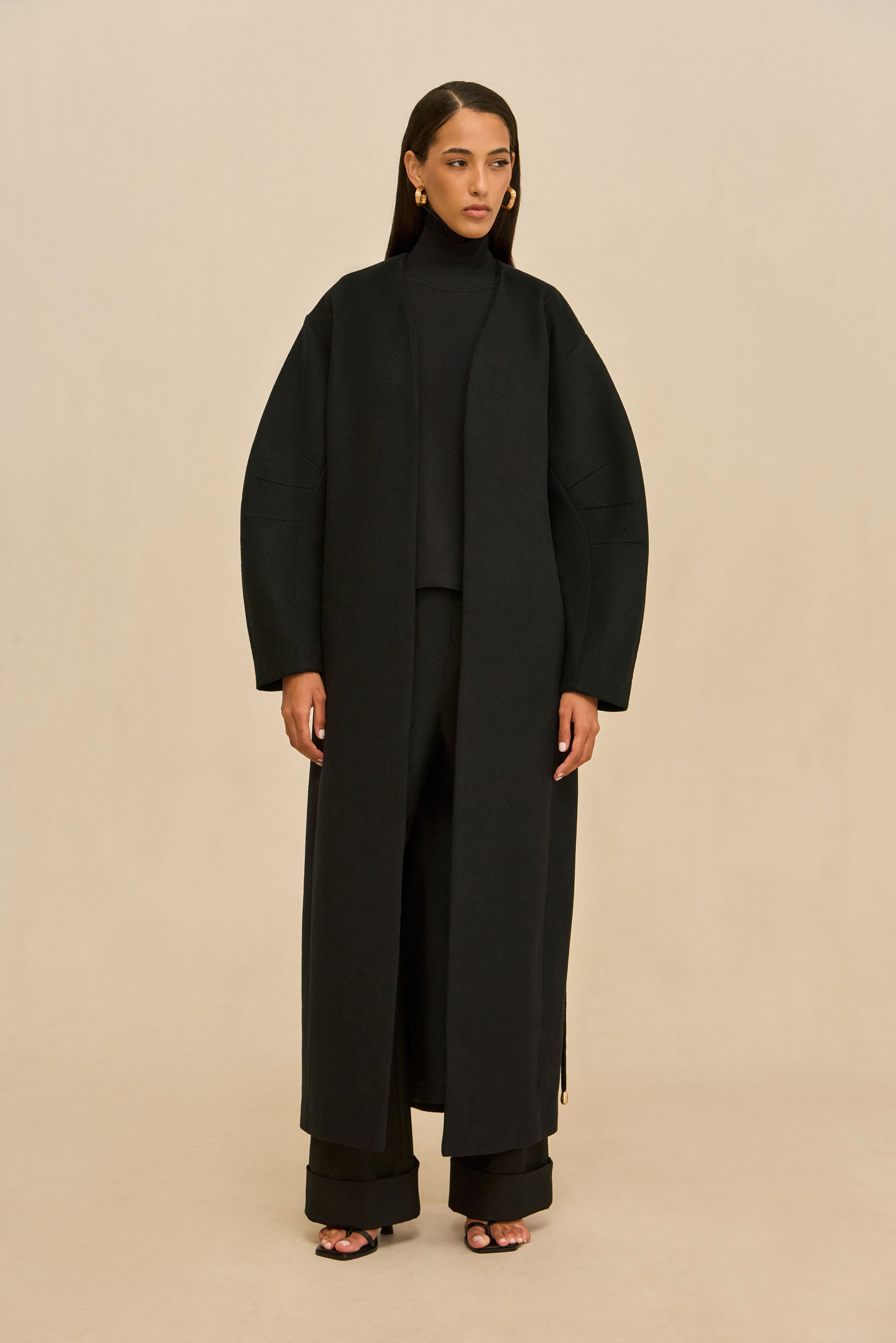 BRUNELLA COAT - BLACK