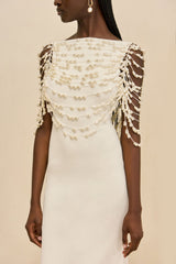 MERI KNIT DRESS - OFF WHITE