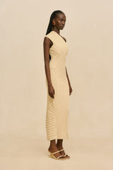 CIELO KNIT DRESS - BEACH