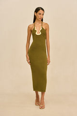 VALMA KNIT DRESS - SERPENT