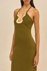 VALMA KNIT DRESS - SERPENT