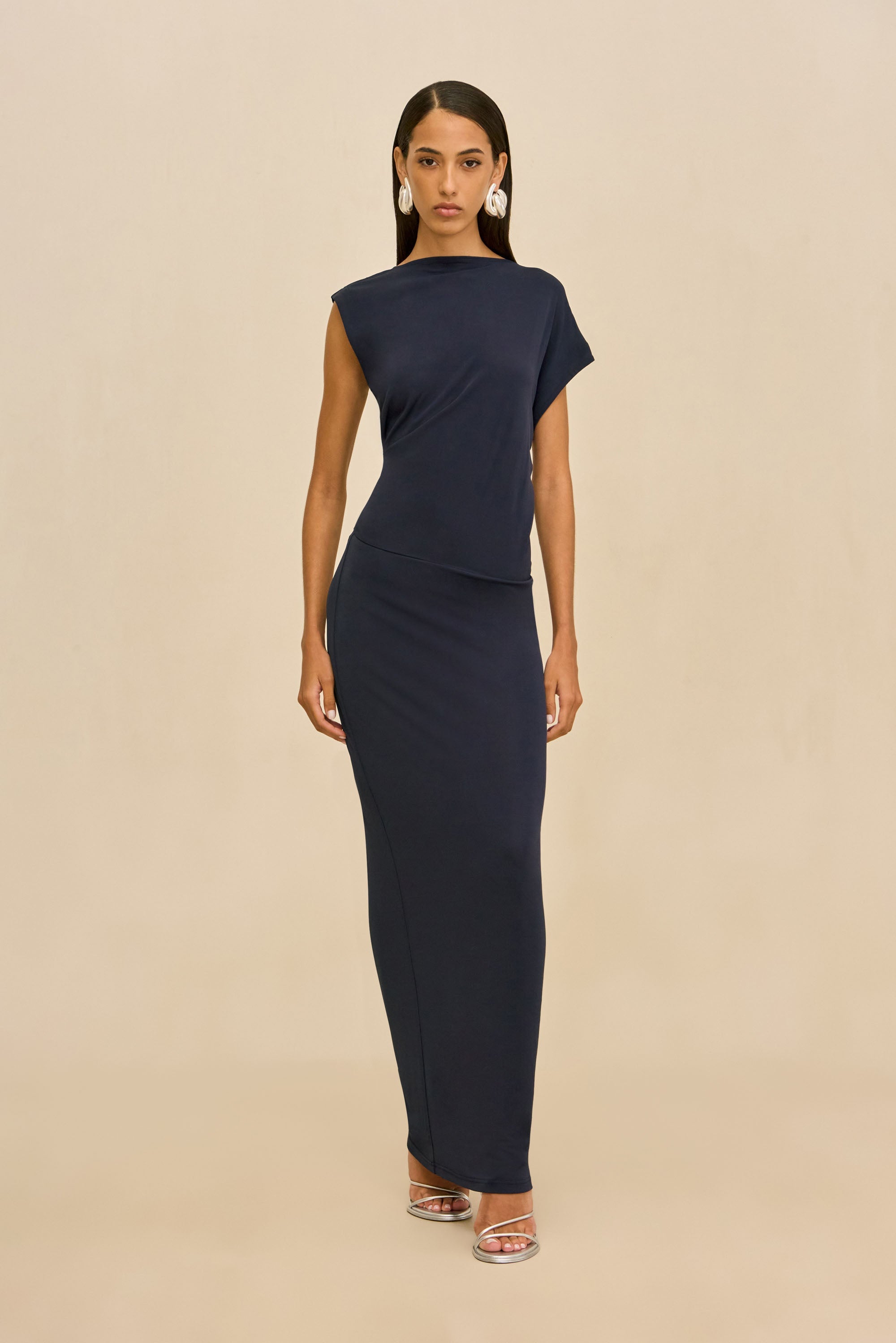 JONA DRESS - DEEP LAKE