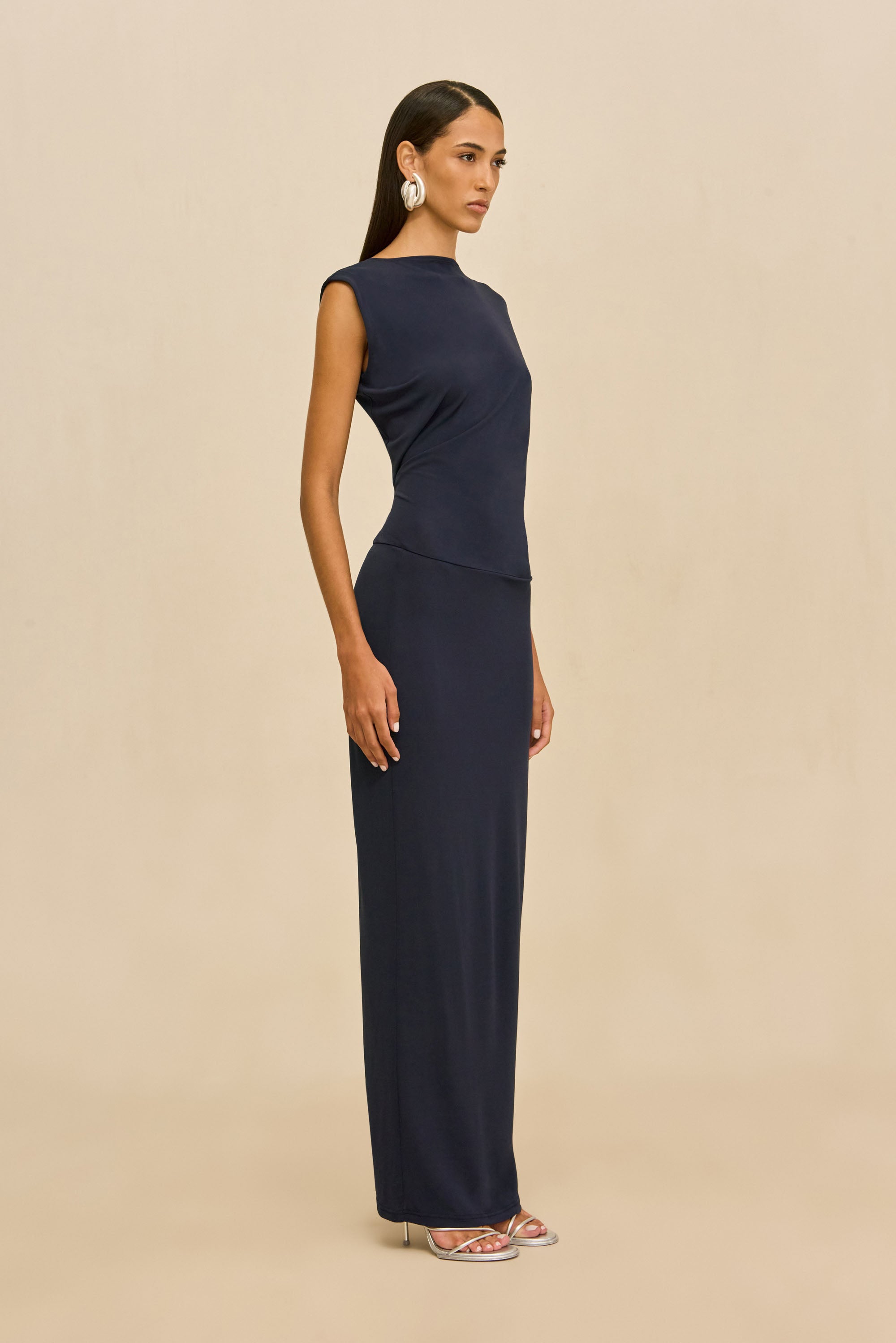 JONA DRESS - DEEP LAKE