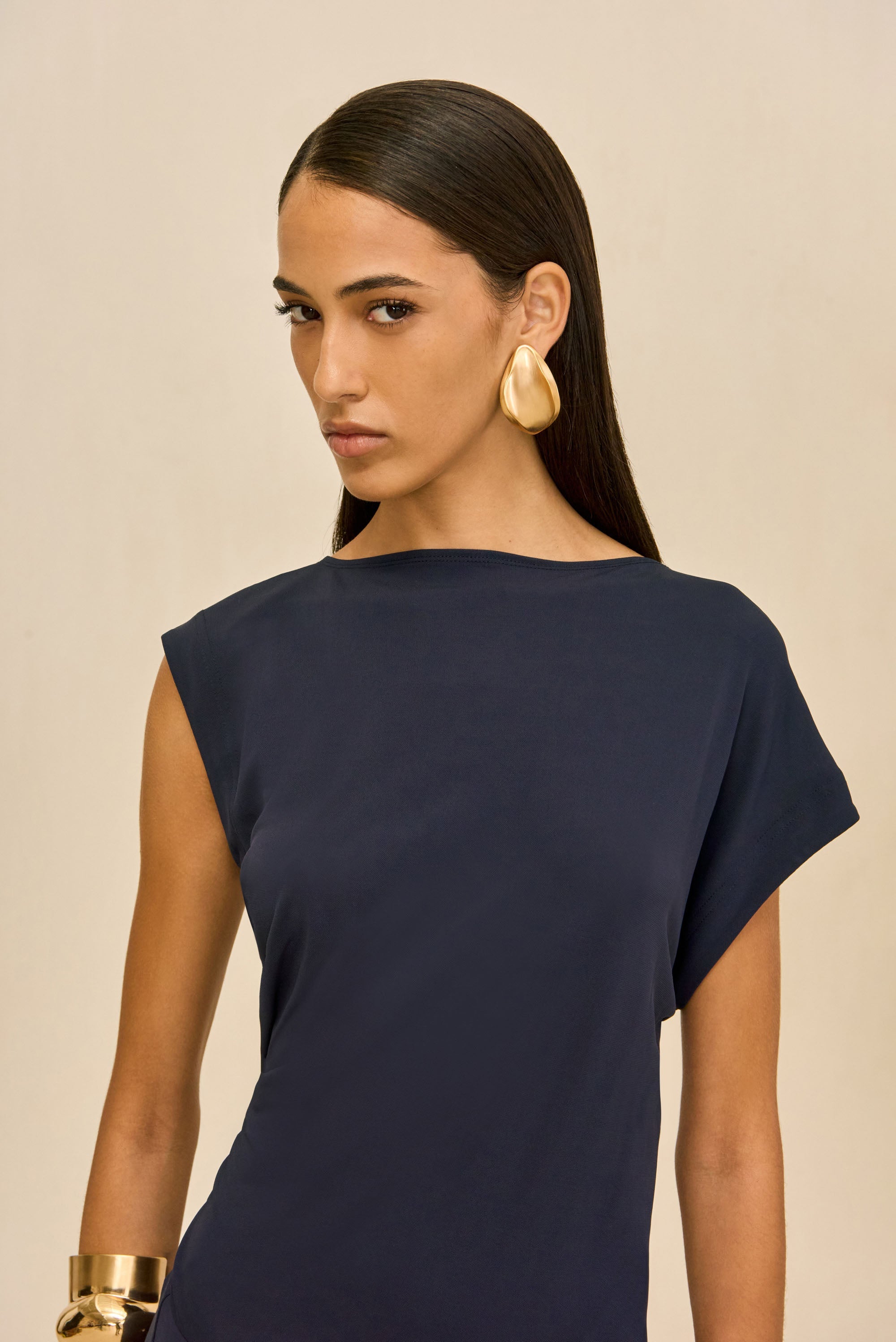 JONA DRESS - DEEP LAKE