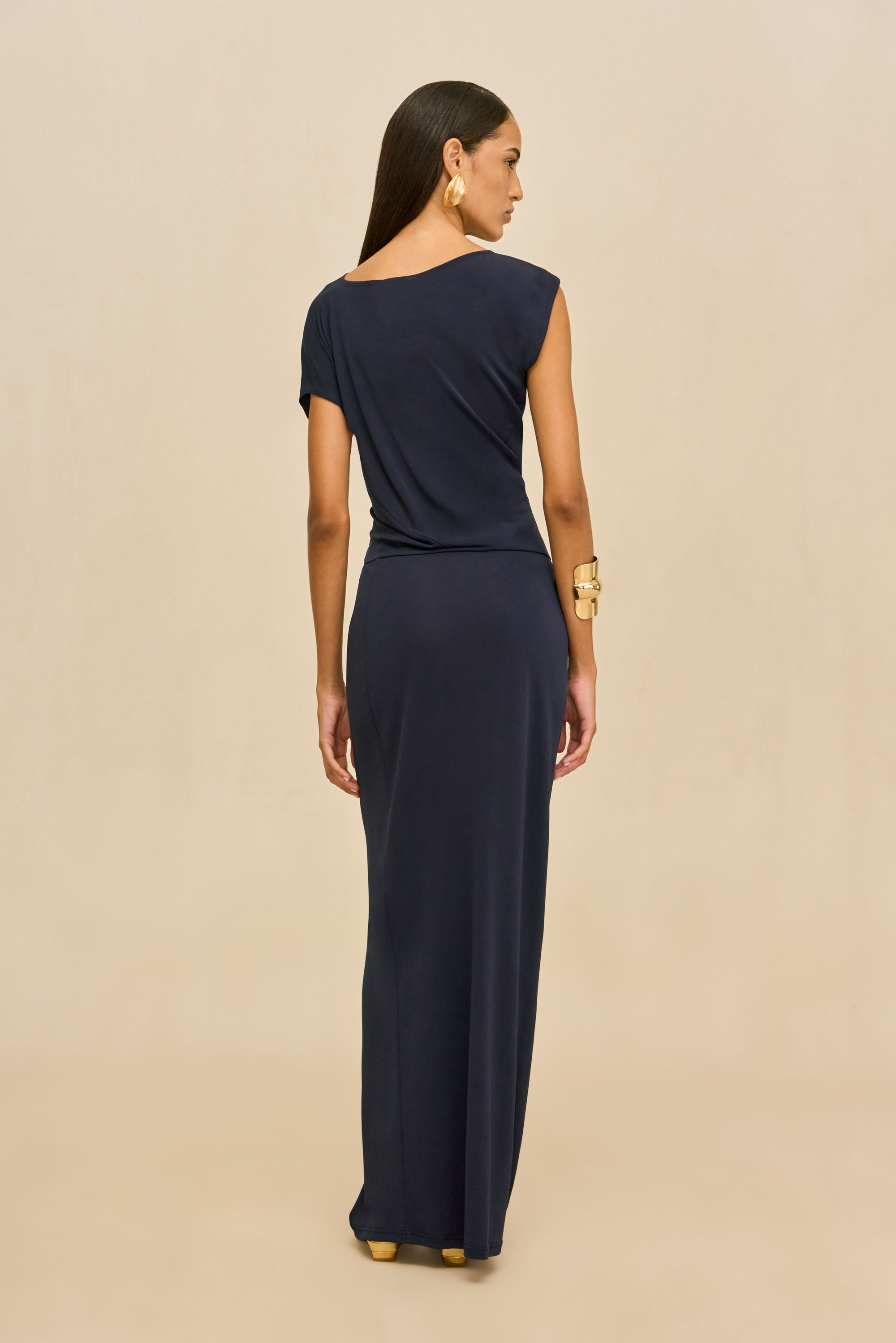 JONA DRESS - DEEP LAKE