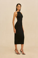 CASSI KNIT DRESS - BLACK