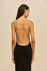 CASSI KNIT DRESS - BLACK