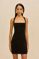 SIAM KNIT DRESS - BLACK