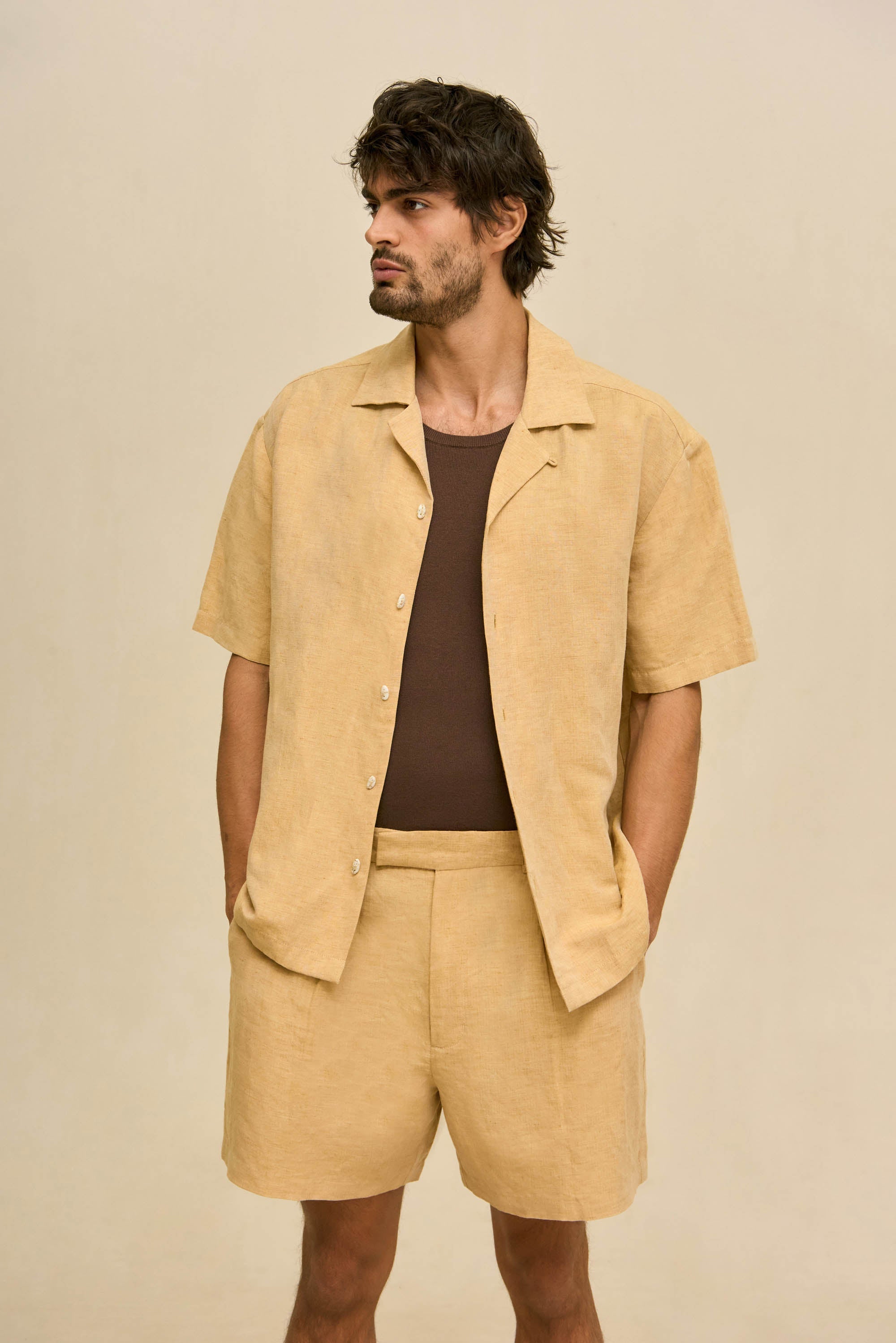 NICKLAUS SHORT - ALMOND
