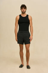KHAI SWIM SHORT - BLACK